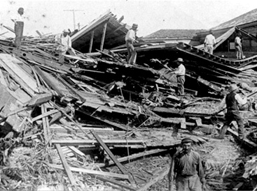 galveston 1900 hurricane storm texas history after great island tx ike before flood surge search photographs september aberdeen line homes